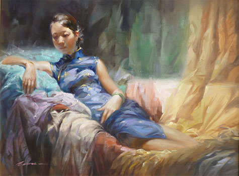 image if San Francisco Bey View painting by Jian Wu