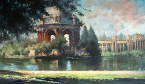 image if San Francisco Bey View painting by Jian Wu