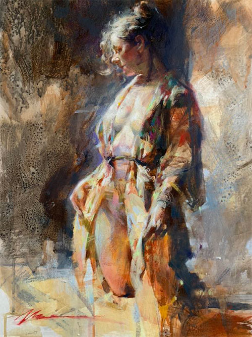 Portrait of a sitting girl